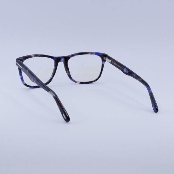 🕶️ New Tom Ford FT5662-B 055 56mm Eyeglasses - Blue Havana Frame - Picture 5 of 11
